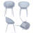 2 Pack Pp Modern Lounge Chairs-790763700