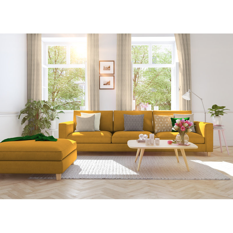 Wybron Little Parrot Eyelet Opaque Curtain, Light Brown, 145 W x 225 D cm