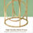 Round Coffee Table, Sofa Table,Elegant Side Table