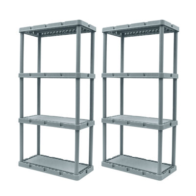 12 " W Plastic Shelving Unit