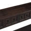 Console de style rustique avec tiroirs et tablettes fonctionnels, un meuble pratique et élégant pour la décoration intérieure