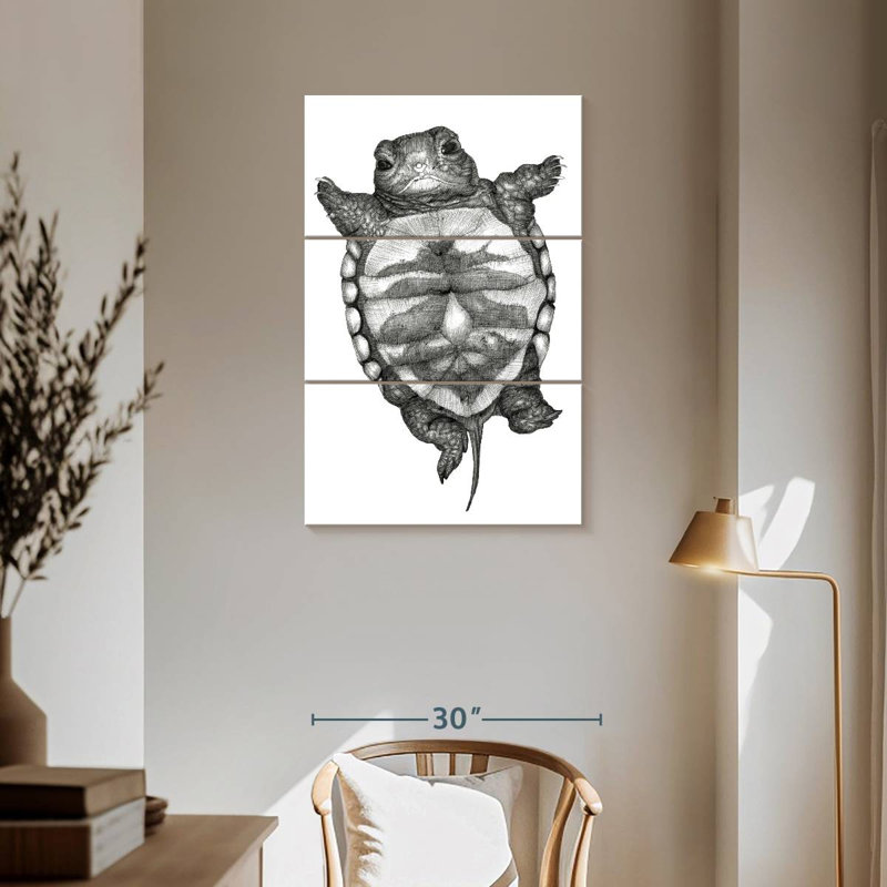 Brampt Little Turtle, 57" H x 36" W