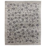 Solandra Floral Area Rug in Gray