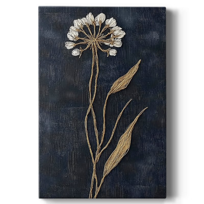Floral CXXXVII Gallery Wrapped Canvas - Ready To Hang