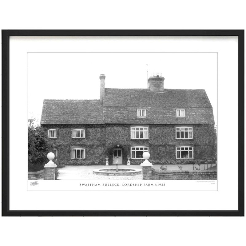 Swaffham Bulbeck, The Old Abbey C1955 by Francis Frith - Single Picture Frame Print, 40cm H x 50cm W x 2.3cm D