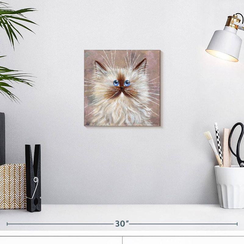 Brampt Seal Point Kitten, 10" H x 10" W