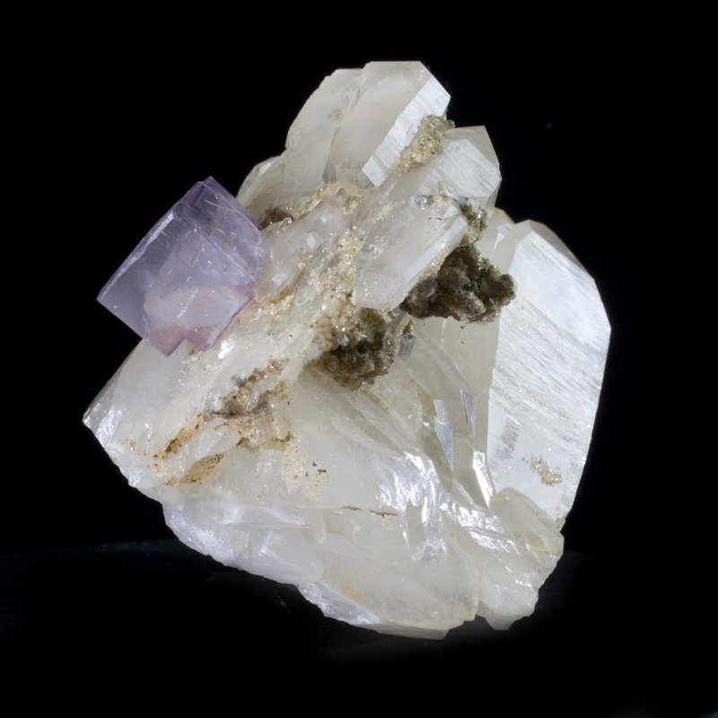 Fluorite On Terminated Quartz