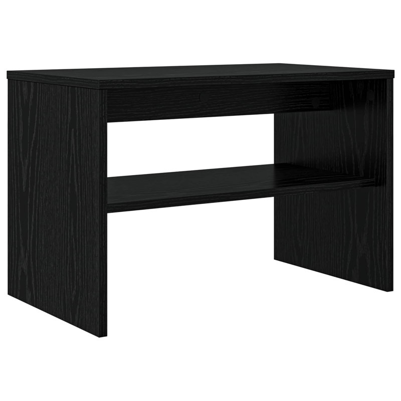 Unfinished TV Stand, 40cm H x 60cm L x 35cm W, Black Oak