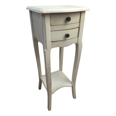 Bromberg 26cm W Manufactured Wood Bedside Table