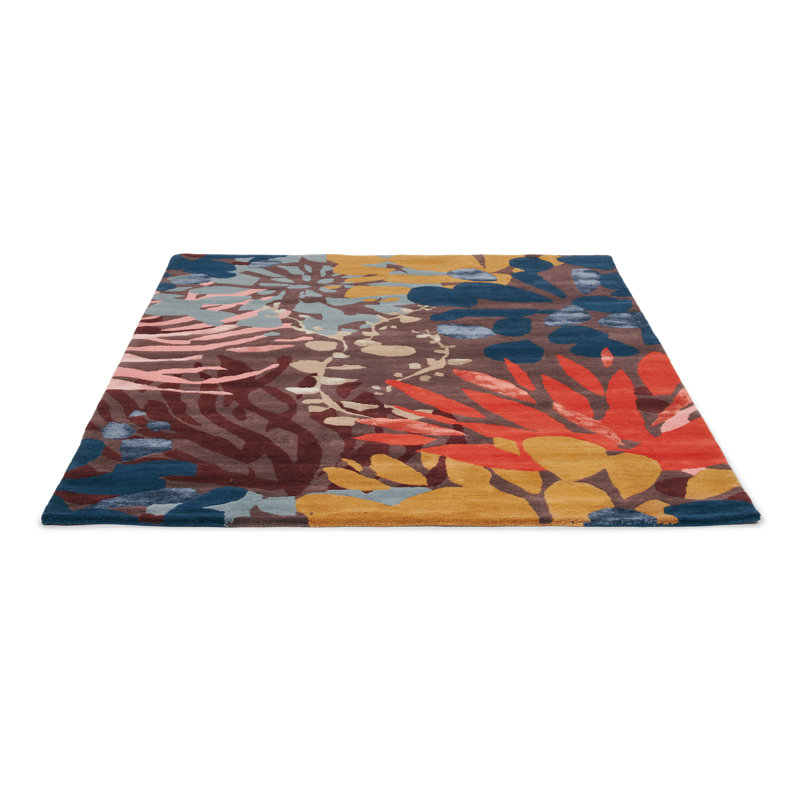 Abstract Area Rug, Rectangle 4'7" x 6'7"