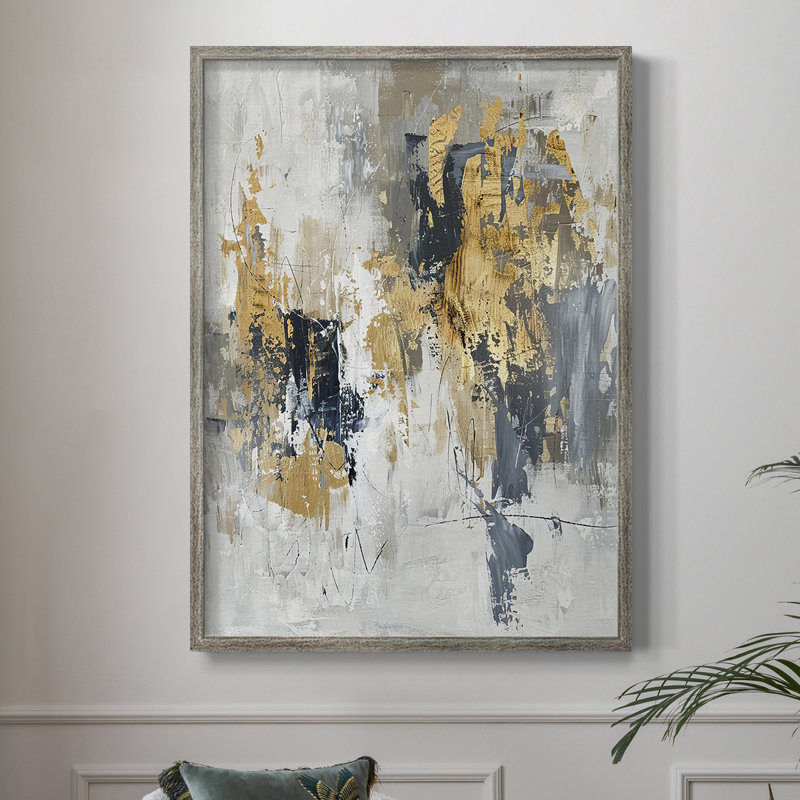 ABSTRACT Series CDLXXXIX Framed Print - Solid Wood, 11" H x 9" W