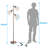 Ibis 65'' Antique Red Copper Tree Floor Lamp Set