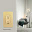 Enerlites Screwless Decorator/GFCI One-Gang Wall Plate - Gold-1217920832