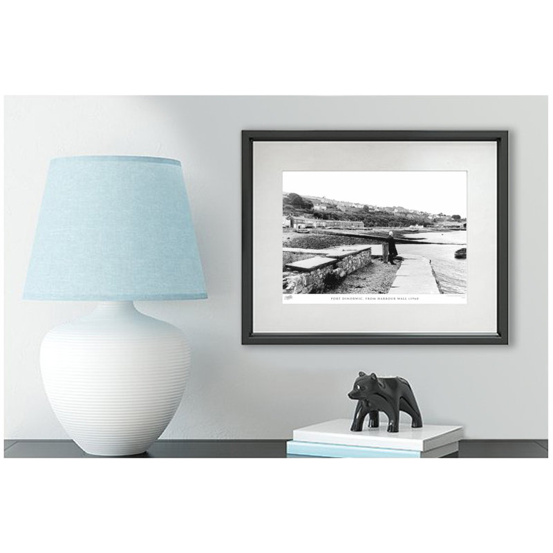Port Dinorwic, From Harbour Wall C1960 by Francis Frith - Single Picture Frame Print, 40cm H x 50cm W x 2.3cm D