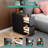 7.8" Wide Fully-Assembled Faux Leather Narrow Nightstand-471927184-492082316