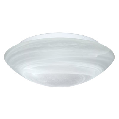 Plafonnier encastré blanc à 2 ampoules
