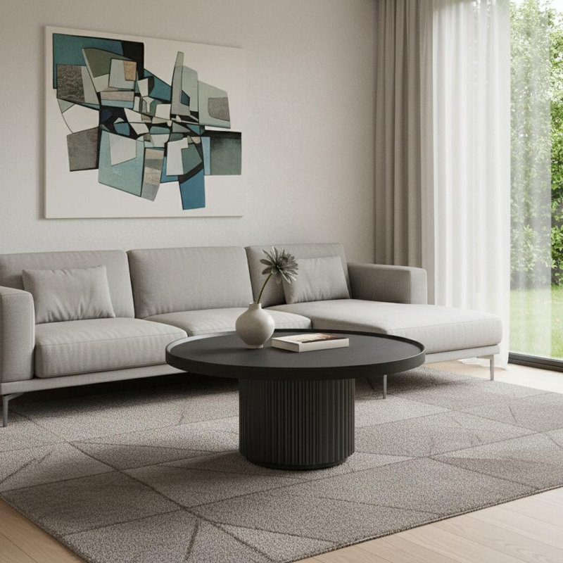 Table basse à piédestal 32 po