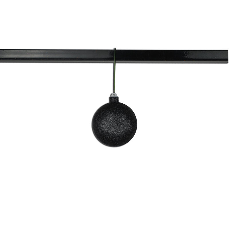 Ornement boule solide, Noir
