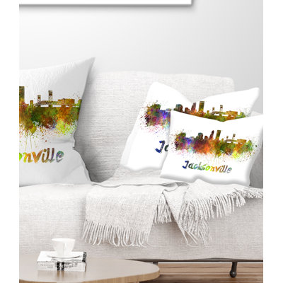 Coussin lombaire cityscape jacksonville horizon