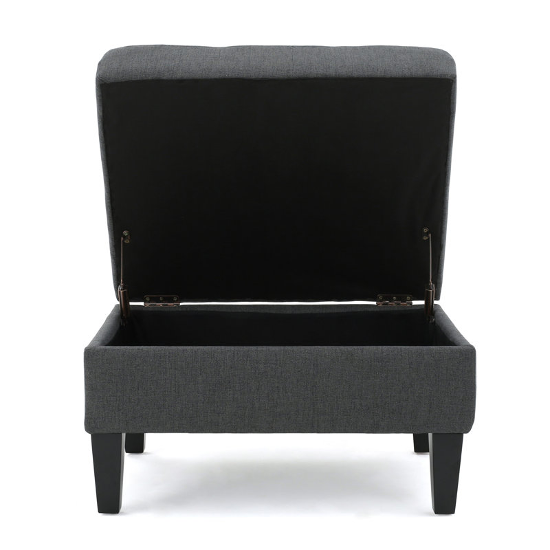 OTTOMAN DE RANGEMENT, Gris foncé