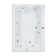 60" L x 48" W Elite Series Drop in Whirlpool Acrylic Bathtub with Center Drain in White