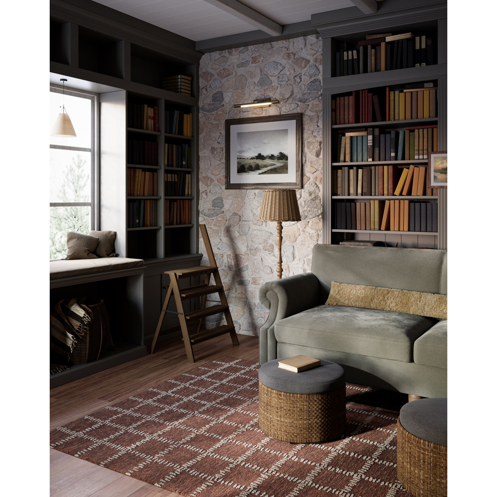 Corinth Hand-Tufted Geometric Rug, Rectangle 8' x 10'