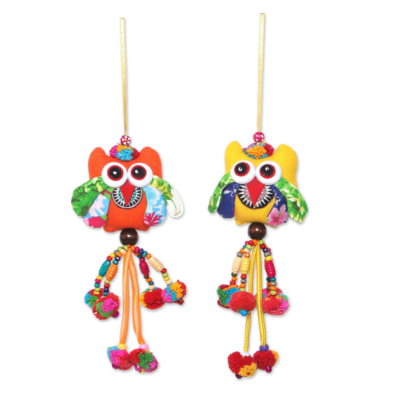 Figurine suspendue hibou