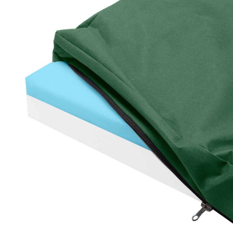 Large Forest Green Orthopedic Cooling Gel Outdoor Dog Bed