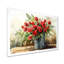 Bouquet de roses dans un vase de ferme I - Roses, art mural-1809346359-1702392475-1809346366