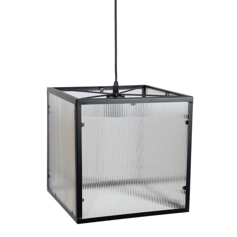 1 - Light Black Square/Rectangle Pendant