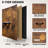 Ojaswi 8-Drawer Double Dresser for Bedroom, 39.4'' Wide Dresser With Sturdy Frame, Chest of Drawers for Living Room, Closet, Entryway-1979578448