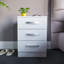 Arkadij 3 Drawer Fronts Bedside Table-1152436475
