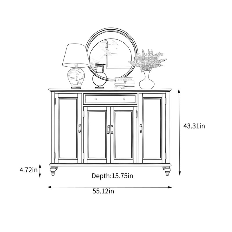 Large-capacity storage cabinet