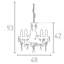 Kelly 5 - Light Candle Style Chandelier-20600167