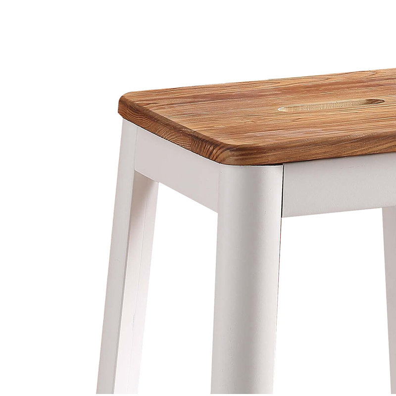 Tabouret de bar 30 po Kerr, Blanc