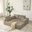Canapé modulaire 110 po avec repose-pieds Cloud-1973056457