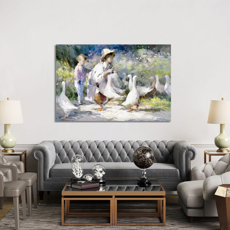 Feeding Time by Willem Haenraets - Wrapped Canvas Print, 152.5 cm H x 101.5 cm W