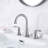 Widespread 2-handle Bathroom Faucet with Drain Assembly-80810849