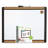 Wall Plastic Magnetic Mini - Up To 2' Whiteboard