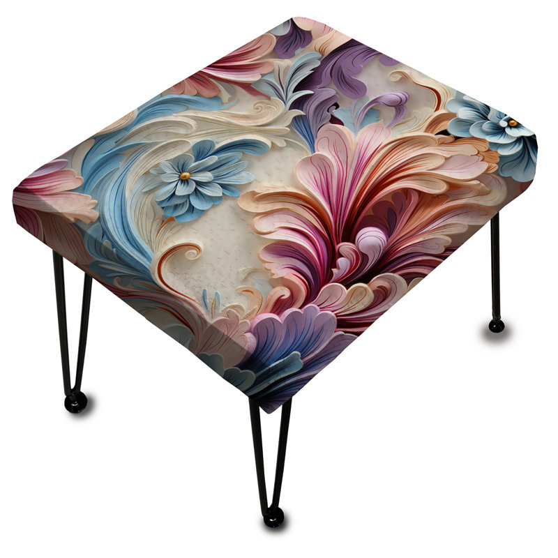 Repose-pieds pastel
