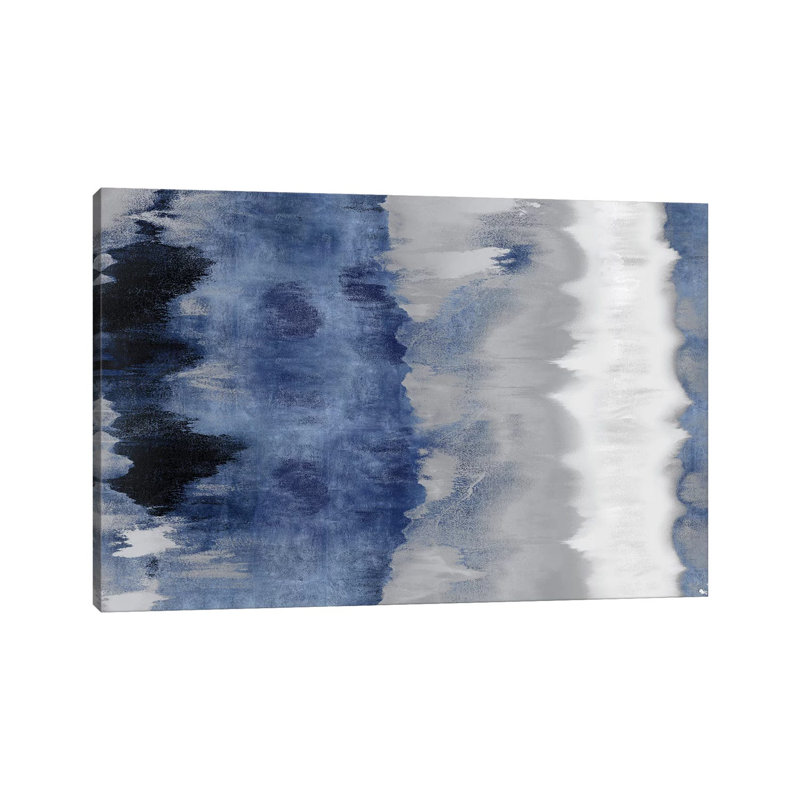 Resonate - Indigo by Rachel Springer - Gallery-Wrapped Canvas Giclée on Canvas, Wrapped Canvas, 20.32 cm H x 30.48 cm W