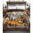 Marina Decoration Reversible 8 LB Oversized Heavy Woven Fluffy Plush Soft Warm Korean Style Mink 2 Ply Rich Printed Animal Flannel Fleece Throw Raschel Blanket, 78 x 86 Inch Deer Safari Pattern