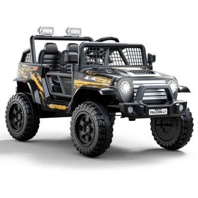 Ligiant Ride On Car, 12v Kids Electric Ride On Toy With Remote Control,spring Suspension,aux, Bluetooth Audio, Ages 3+