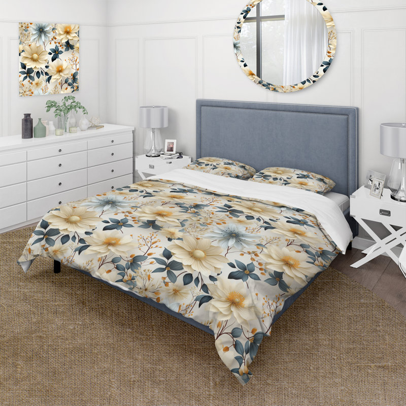 Ensemble de housse de couette Earthy Elegance, Housse de couette pour très grand lit et 2 très