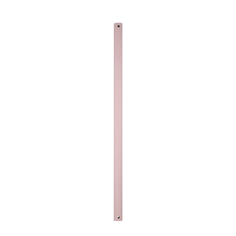 Steel Fandelier Downrod, 24" H x 1" W x 1" D, Soft  Pink