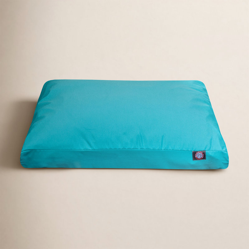 Coussin Villa, Petit (l 20 po x P 27 po x H 4 po), Bleu sarcelle