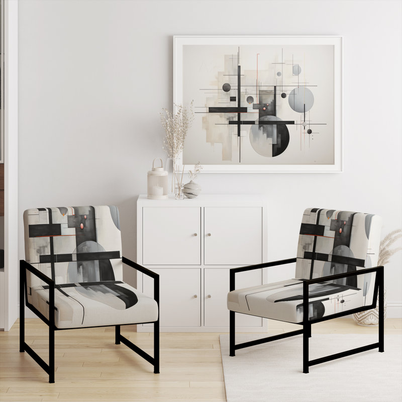 Fauteuil d'appoint Crotzer, Noir, noir, noir, noir