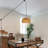 1-light Hanging Lights With Plug In Cord 11.5 Inch Kitchen Pendant Lighting Over Island Rattan Pendant Light Boho Light Fixture