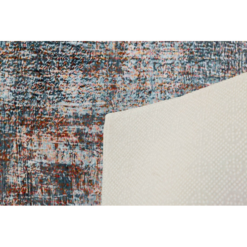 Luxurious Woven Carpet 5.2 x 7.5 ft, 100% Polyester, 0.4 in Pile Height | Antibacterial, Non-Slip PVC Dot Underside, Machine Washable | Elegant 3D Digital Print Design, Perfect for Living Room & Bedroom Décor
