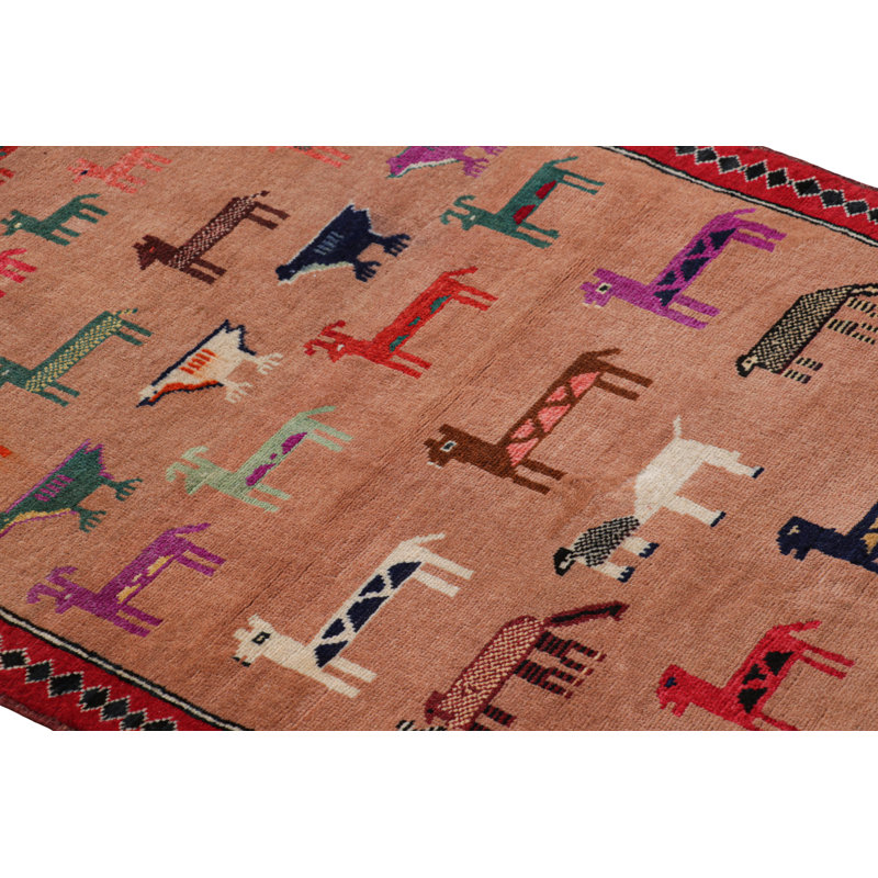 One-of-a-Kind 2'9"X3'11" Hand Knotted Area Rug